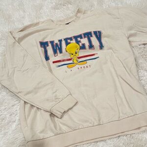 tweety bird looney tunes sweater